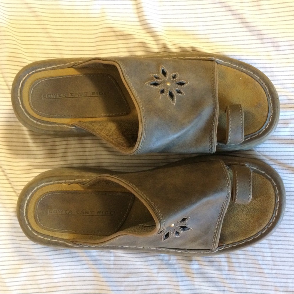 Women’s platform sandals brown